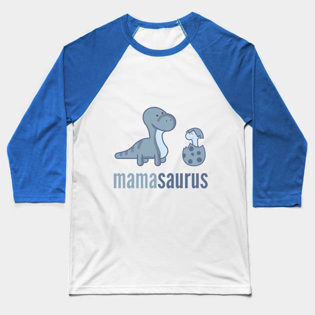 Mamasaurus Shirt Dinosaur Family Shirt Set Baseball T-Shirt by DoggyStyles